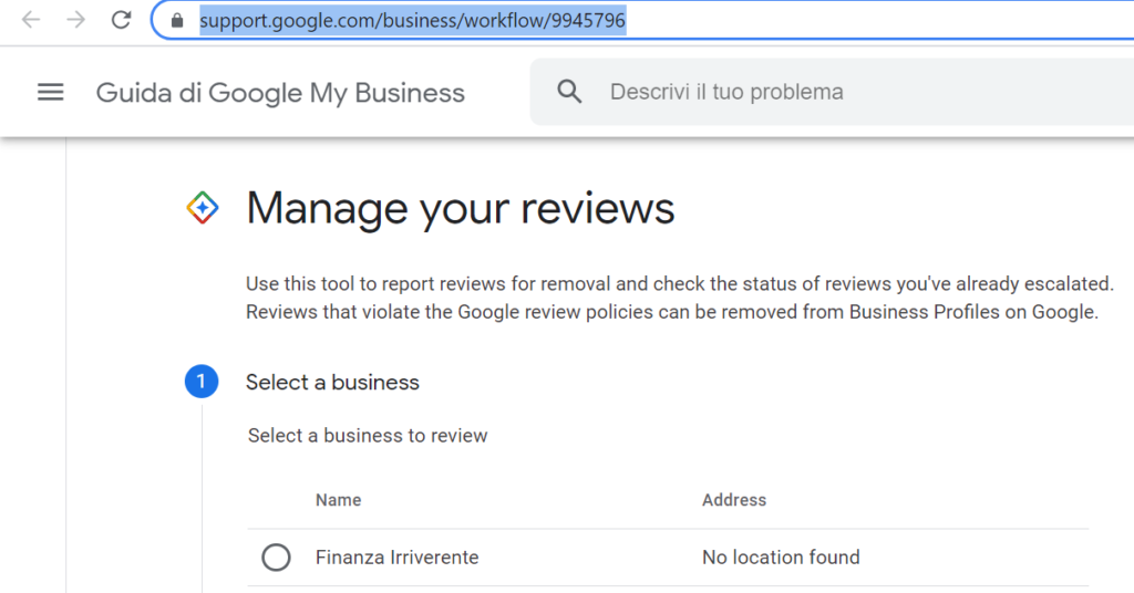 come cancellare le recensioni fasulle su google