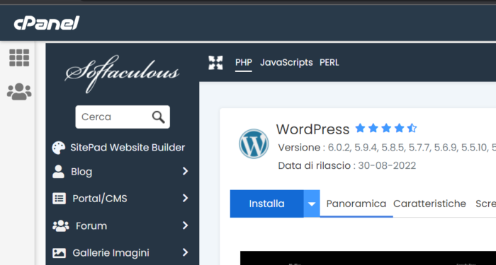 Come installare WordPress su un sottodominio